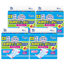 elleair 艾黎艾爾 Attento 愛適多 日本大王 日用超透氣防漏加長加寬尿片 4回吸收, 30 x 56cm, 4個, 38片