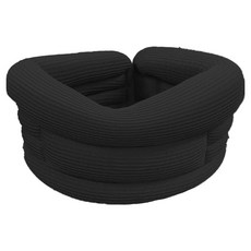 LineBella 柔軟氣墊型護頸 黑色, 1個