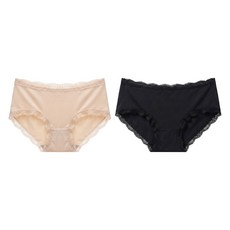 Rosemaid 羅絲美 波濤誘惑三角褲2件組, 膚色 + 黑色