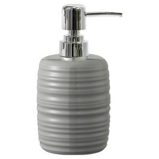 Mirnoa 簡約室內裝飾按壓式分裝瓶 410ml MMM3529, 灰色, 1個
