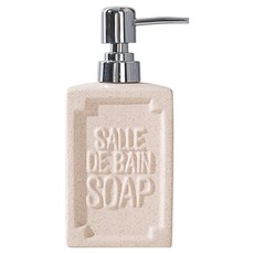 Mirnoa 北歐風簡約陶瓷洗手液瓶 410ml MMM3528, 沙米色, 1個