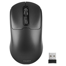 코시 멀티 충전식 무소음 블루투스 무선 마우스, 블랙, M4161WLBTR