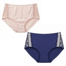Rosemaid 羅絲美 日系美學平口內褲2件組, 粉色 + 藍色