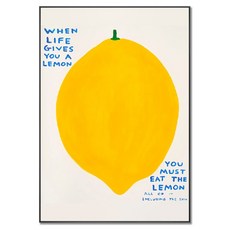 썬앤드림 미니멀 감성 카페 매장 홈 인테리어 액자 캔버스 U, 블랙