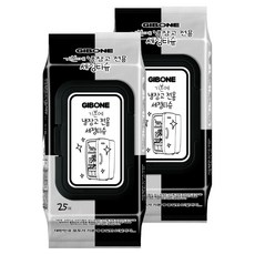 기본에 냉장고 전용 세정티슈 캡형 25p, 2팩