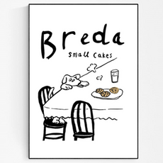 Sun & Dream 現代普普藝術油畫帆布室內裝飾畫框 H 黑色畫框, 黑色