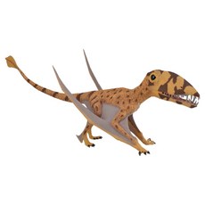 COLLECTA 雙型齒龍 豪華版 比例 下顎可動 古代動物 恐龍 玩具 模型 公仔, 1個