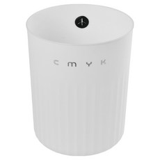 씨엠와이케이 원형 오픈형 휴지통 7L, 화이트