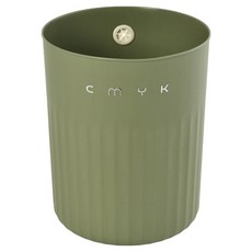 씨엠와이케이 원형 오픈형 휴지통 7L, 그린
