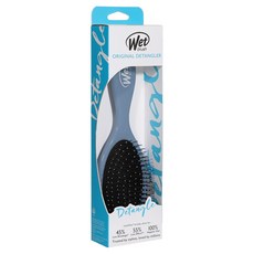 Wet brush 經典順髮造型梳 潮流色彩髮梳, 元素藍, 1個