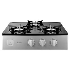 쿠쿠 자동화력조절 과열방지 원터치점화 스탠드 가스레인지 3구, CGC-CNL301SDS, LNG