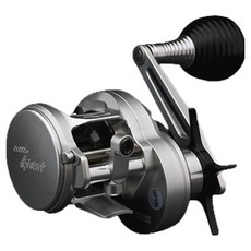 CREMAN Little Giant 拋投捲線器 短爪章魚 烏賊 章魚 船釣 釣魚捲線器 鐵板釣 右手把, 銀色, 單一商品