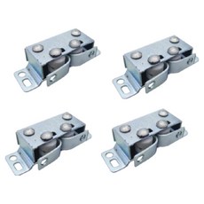 滾輪式門扣鎖, 鋼, 4個