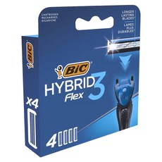BIC 比克 3極淨刮鬍刀片, 1個, 4個裝