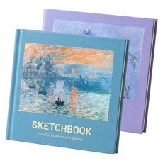 Modernat 迷你油畫寫生本, 64開, 2個, 192張