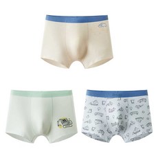 盛特士 汽車之家男童平角褲3件組