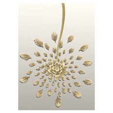 Nexor 黃金花瓣圖畫 帆布海報 無框 D款