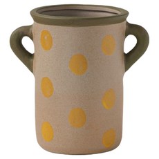 Delirium 復古感性手把型室內裝飾花瓶, 圓點