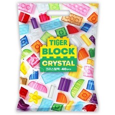 마이리틀타이거 크리스탈팩 블록, 혼합색상, 1개