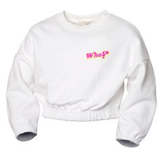 Uravi 兒童款 Bekiju Huhu 短版棉質長袖大學T