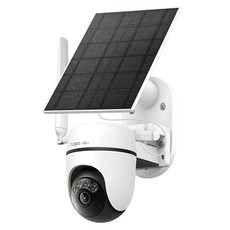 티피링크 2K 3MP 회전형 4G LTE 보안 카메라 실외용 태양광 패널 키트, 1개, Tapo C615G KIT