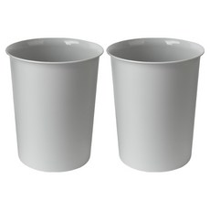moonIL Cozy 開放式垃圾桶 8L x 2入, 灰色