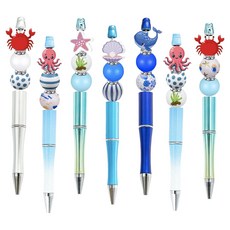 DOnG-A Pms DIY串珠客製化角色原子筆製作 海洋朋友們, 隨機出貨, 7個