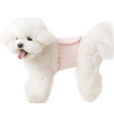 바잇미 강아지 소프트 허그 매너벨트 핑크, 1개, 1개입, 소형