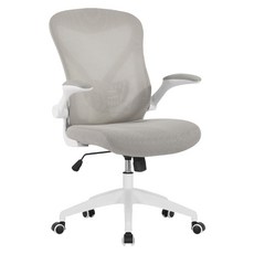 E-home Bruno布魯諾網布可旋轉扶手電腦椅 EFC114A-gry, 灰色