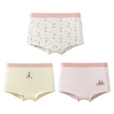 SHENGTERS 盛特士 女童款平角褲3件組