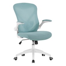 E-home Bruno布魯諾網布可旋轉扶手電腦椅 EFC114A-bl, 藍色
