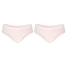 PUMA Women Eamle Hipter 零感無痕內褲/女內褲/女內著/中腰內褲/三角內褲2件組, 粉色