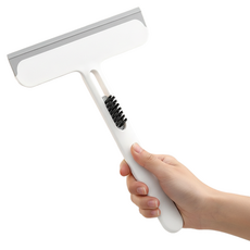 Malltoday 一擦即淨 窗戶玻璃清潔刷 22 x 27 cm, 白色, 1個