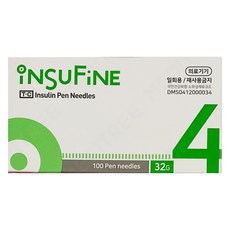 인슈파인 펜니들 4mm, 1개, 100개입