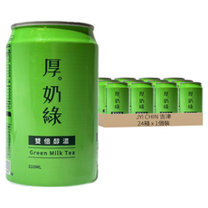 JYI CHIN 吉津 皇家厚奶綠, 24個, 1個裝, 310ml
