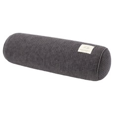 cozamday 韓國製造 100%莫代爾圓形蕎麥枕, 1個, 炭灰色