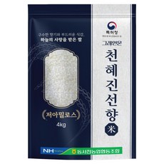 그레인온 천혜진선향 쌀, 상등급, 1개, 4kg 상등급, 1개, 4kg