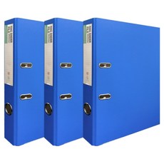 ECO Chungwoon Eco 槓桿式文件夾 2孔 A4 5cm, 藍色, 3個