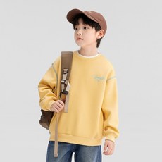 JOYMULTI Oversize彩繪縫線長袖大學T