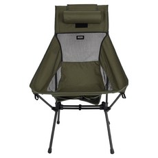 SALVAN 輕量長版舒適便攜寬版露營椅, 1個, 卡其色