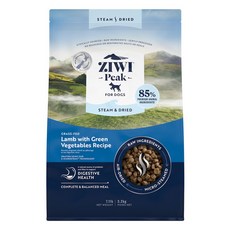ZIWI Peak 滋益巔峰 全齡犬 微蒸熟成85%鮮肉糧 草飼羊, 1袋, 3.2kg, 羊肉