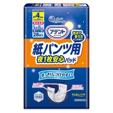 elleair 艾黎艾爾 Attento 愛適多 貼合超安心褲型專用尿片 4回吸收, 52 x 14.5cm, 1個, 28片