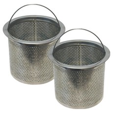uh homedeco 不鏽鋼水槽排水口濾網 特大, 銀色, 2個