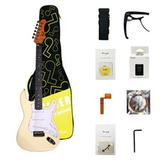 스마이거 입문용 일렉기타, 빈티지화이트, 1개, S1000