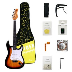 스마이거 입문용 일렉기타, 선버스트, 1개, S1000