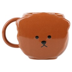 데일리라이크 페이스 머그컵 370ml, 02 푸들, 1개