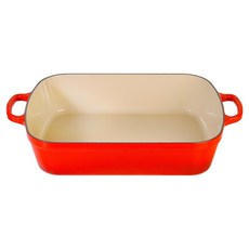 LE CREUSET 長方形琺瑯烤盤 37cm 櫻桃紅, 1個