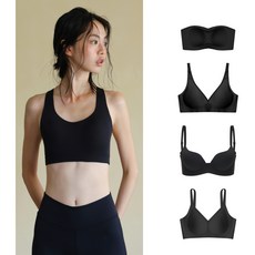 24hrs. 無感失憶內衣4件組 小胸必敗款