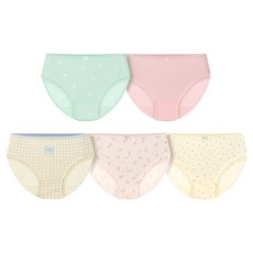 unifriend 蝴蝶結三角棉質內褲5件組