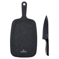바겐슈타이거 블랙 칼도마 2종 세트, 1세트, 셰프 식도 + 마블 핸디도마 중